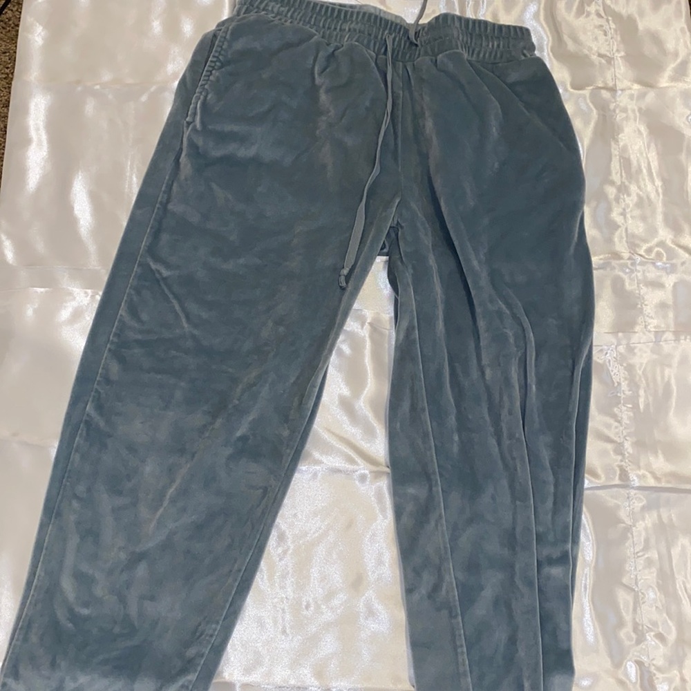 velvet joggers American Eagle
